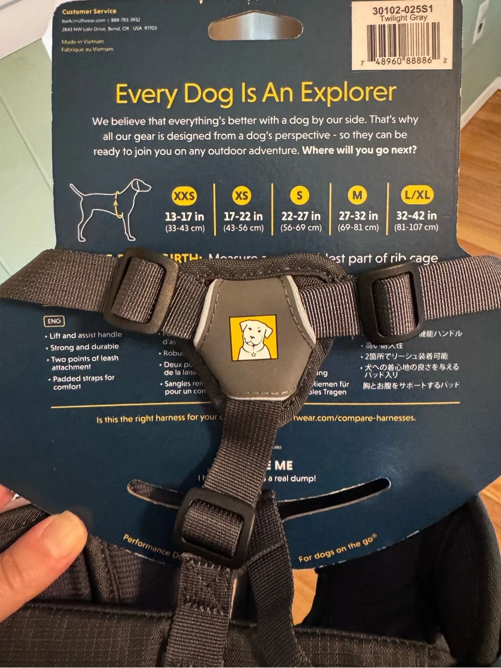 Ruffwear Dog Harness size XS